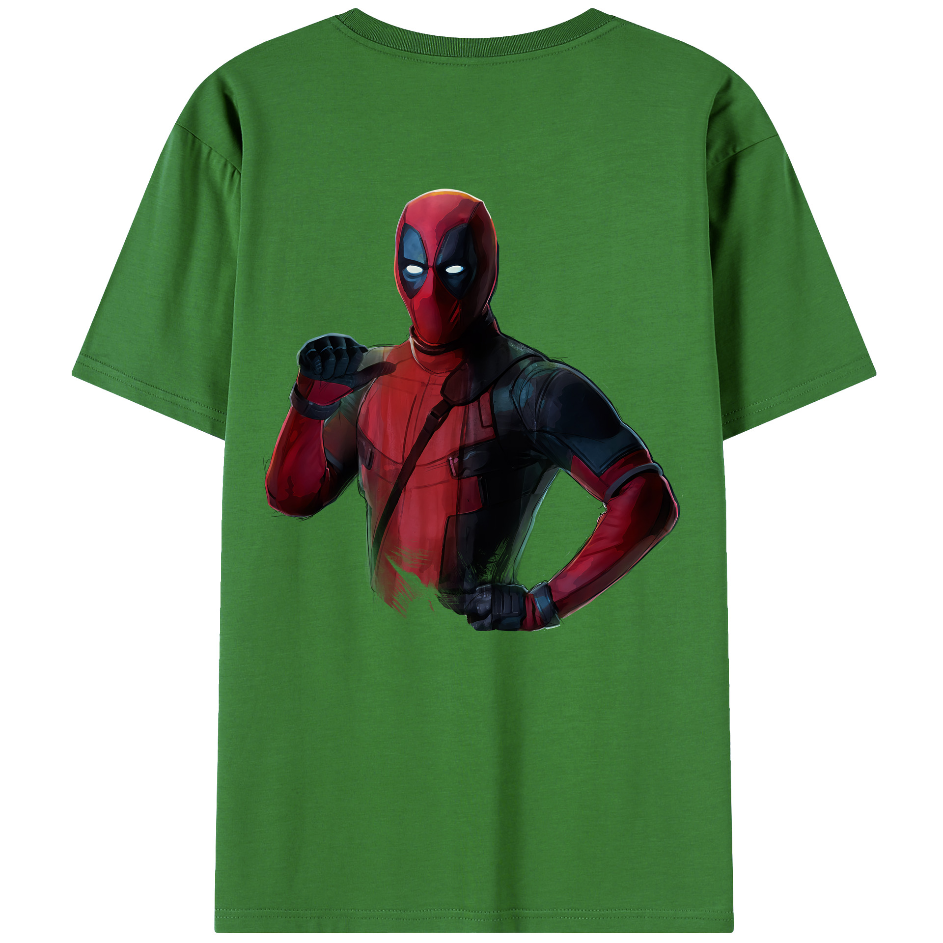 （画像用） Deadpool デッドプール レディース半袖Tシャツ(バックプリント)
